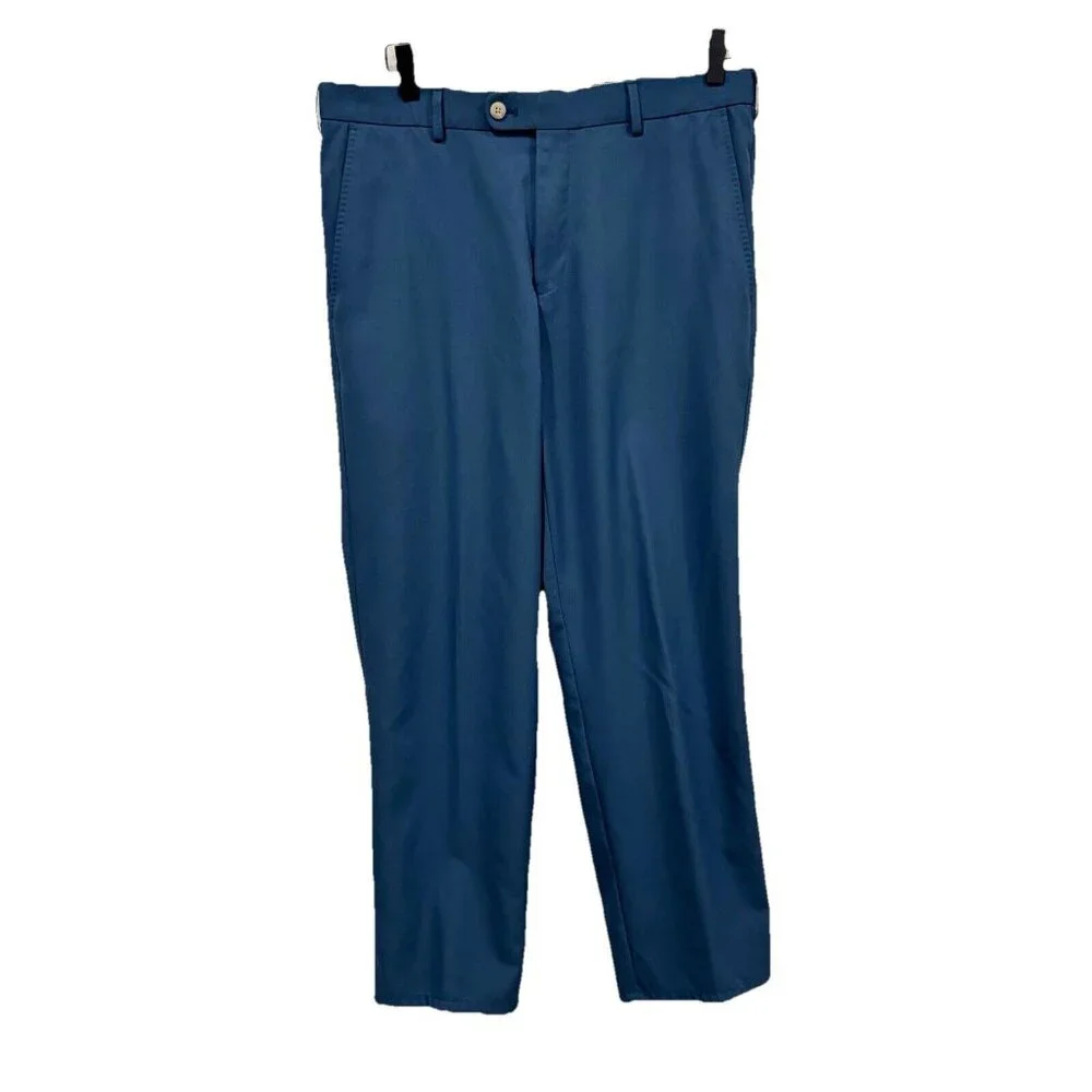 Men’s Peter Millar Crown Sport Pants  DURHAM‎ PERFORMANCE PANT Blue 34